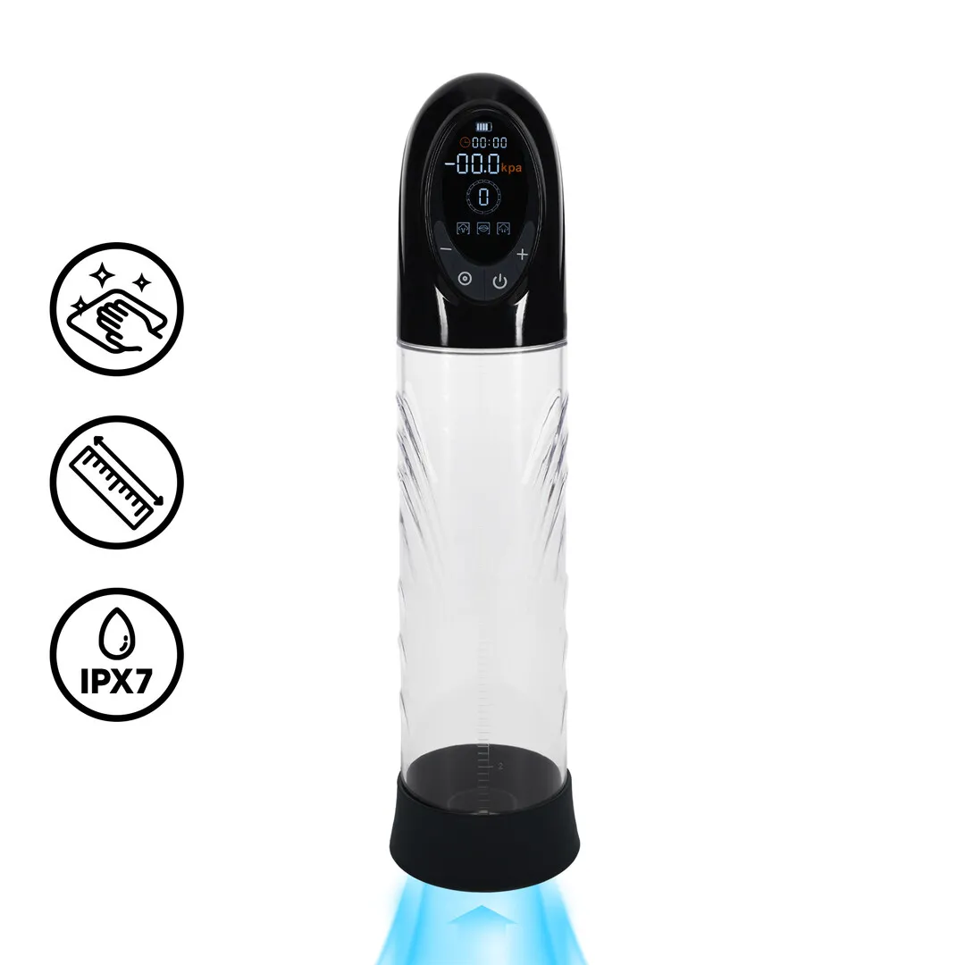 CyberPulse - Automatische Waterdichte Penis Pomp - Zwart
