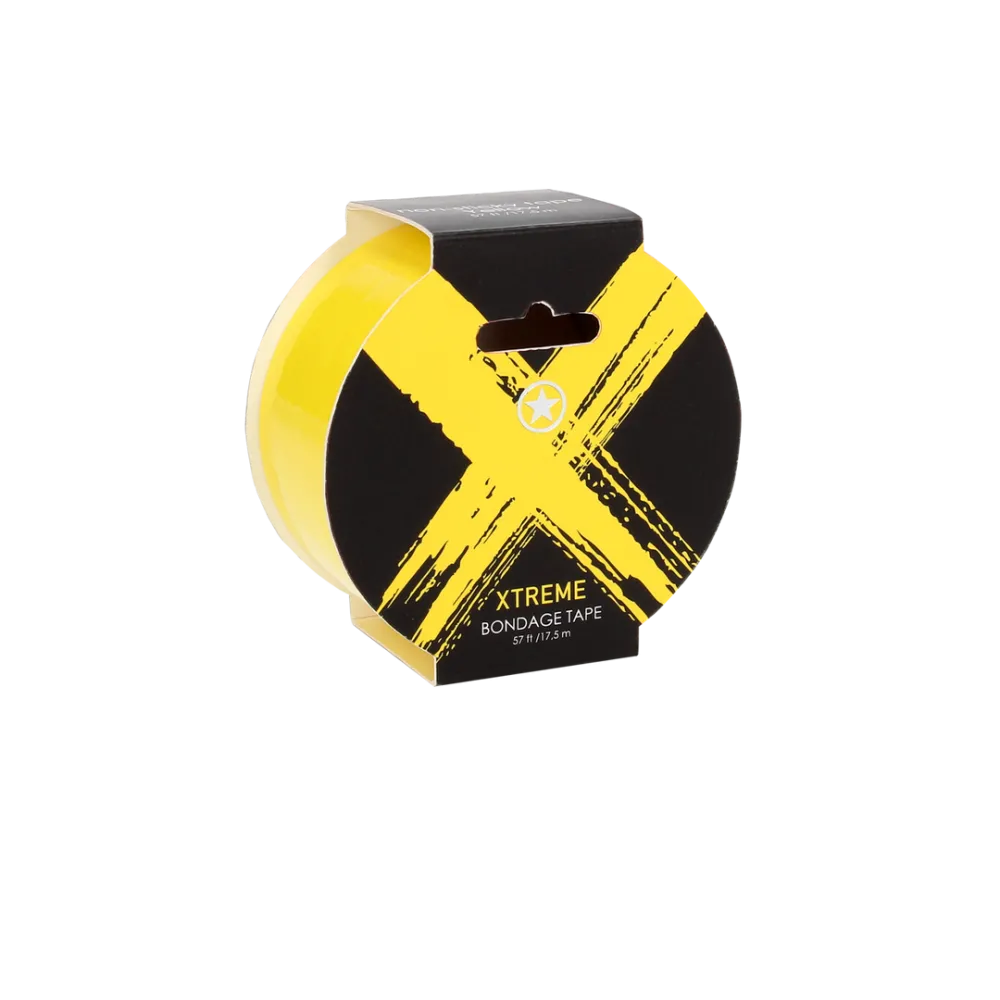 Ouch! Xtreme Bondage Tape - 57ft / 17,5 m - Geel