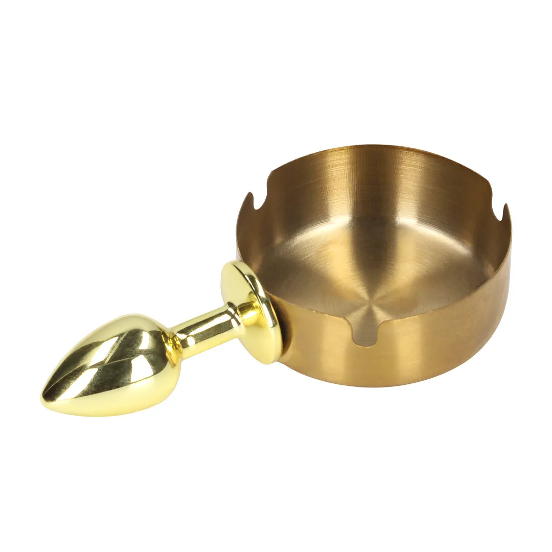 Asbak - Asbak en Buttplug - Goud