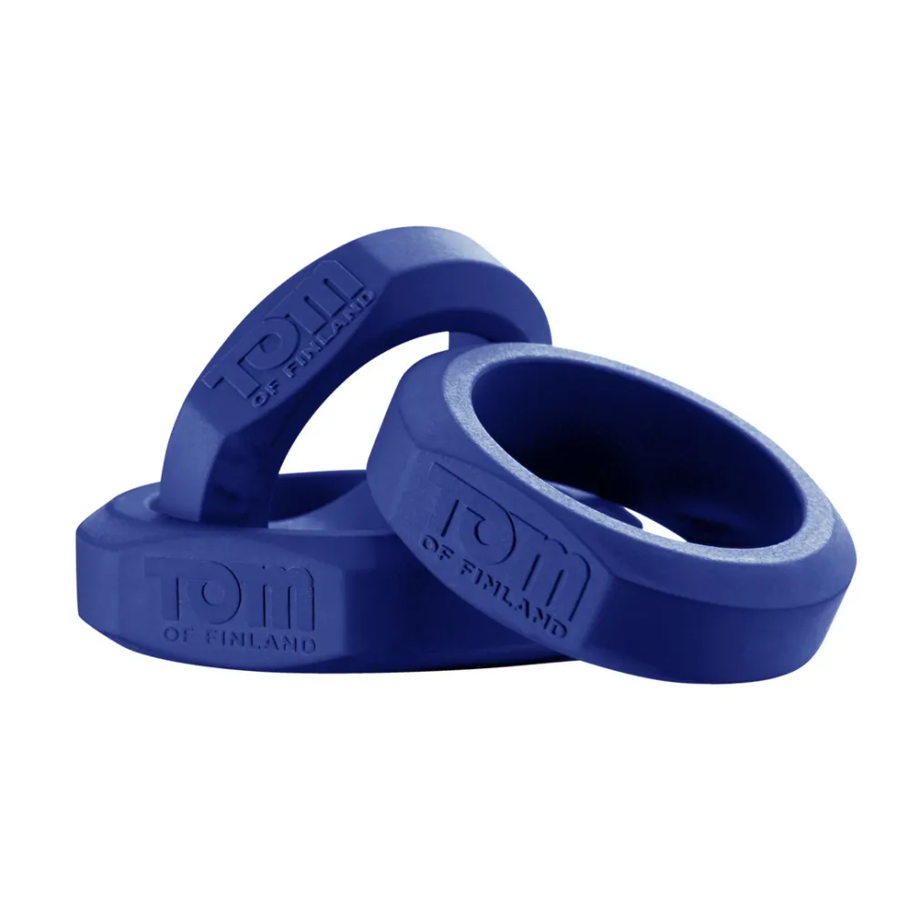 3-delige siliconen cockring set