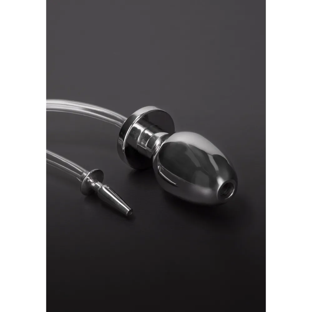 Fire Hose Penis Plug met Butt Plug