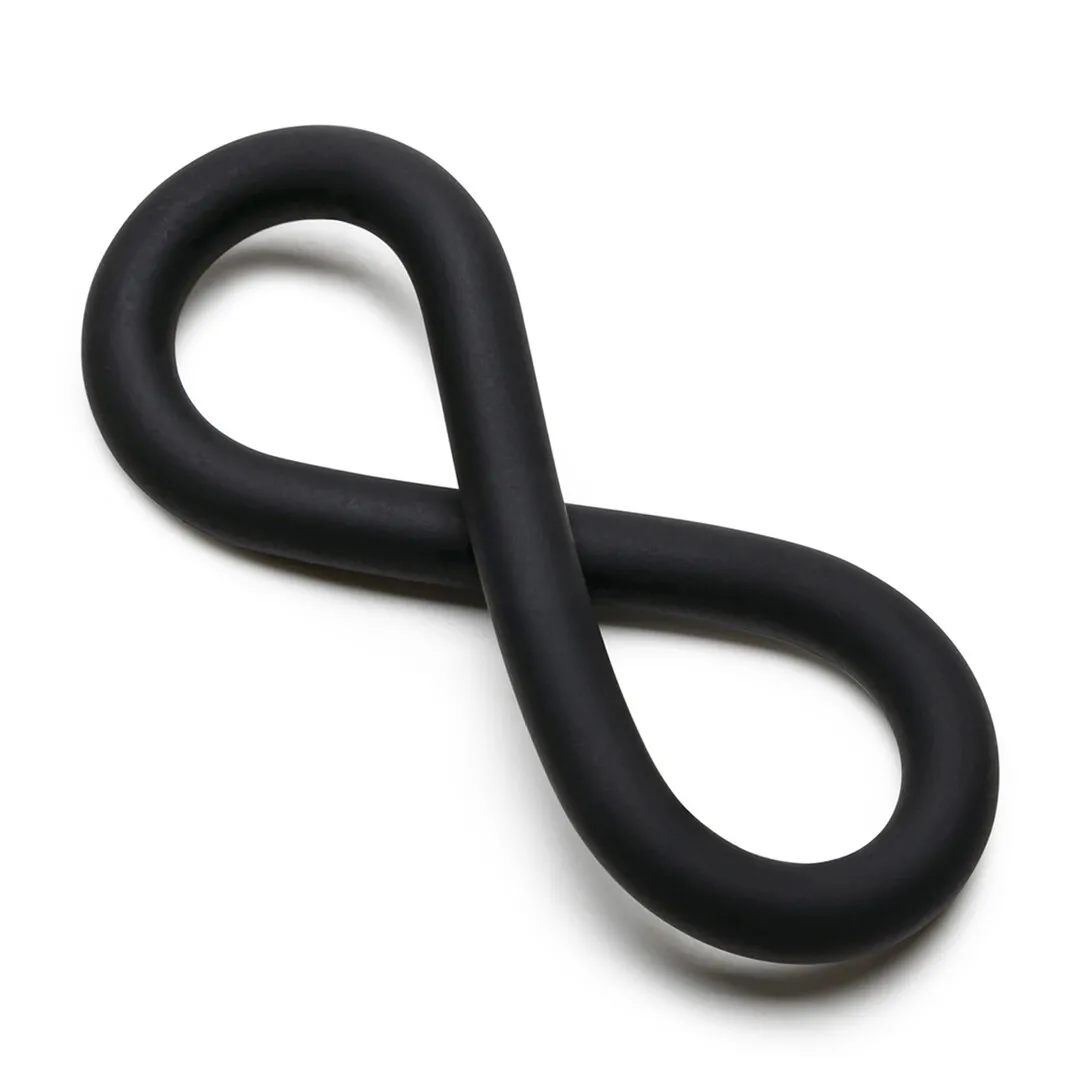 Siliconen Hefty Wrap Ring - Cockring - 9 / 22,9 cm - Zwart