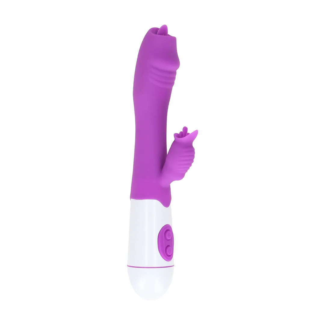 Batterij Tong Vibrator - Paars