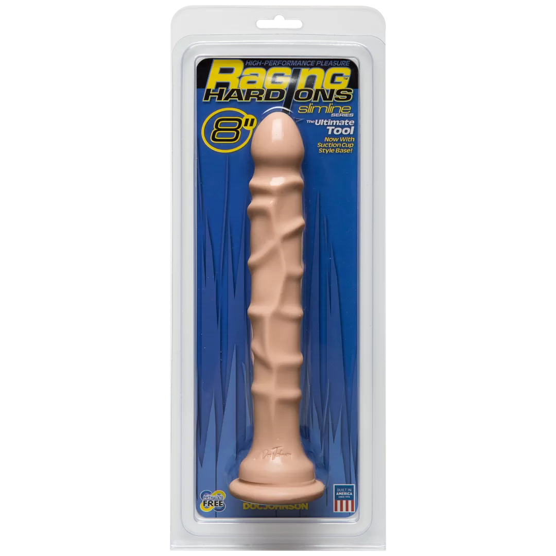 Slimline Dong met Zuignap - 8 / 20 cm - Vanille