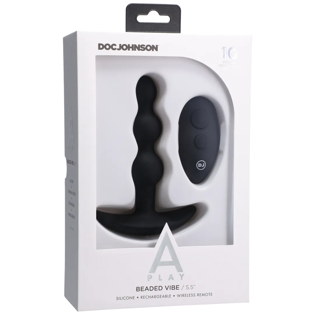 Beaded Vibe - Silicone Anale Plug met Afstandsbediening
