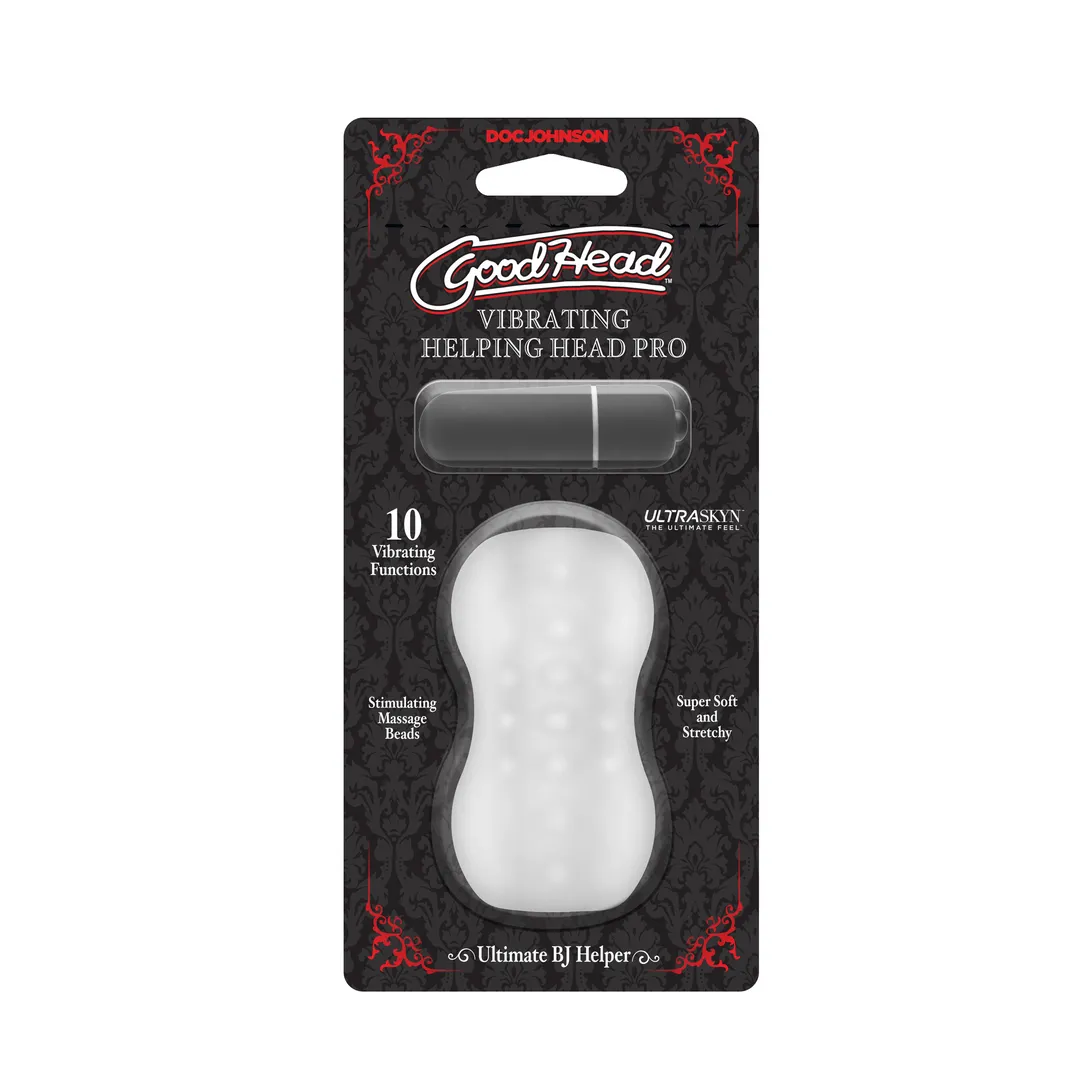 GoodHead - Helping Head Pro - Vibrerende Masturbator Slede - Frost