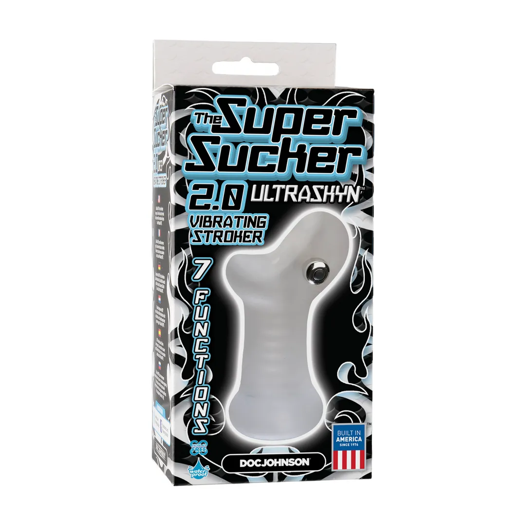 De Super Sucker 2.0 - ULTRASKYN Vibrerende Mond Masturbator