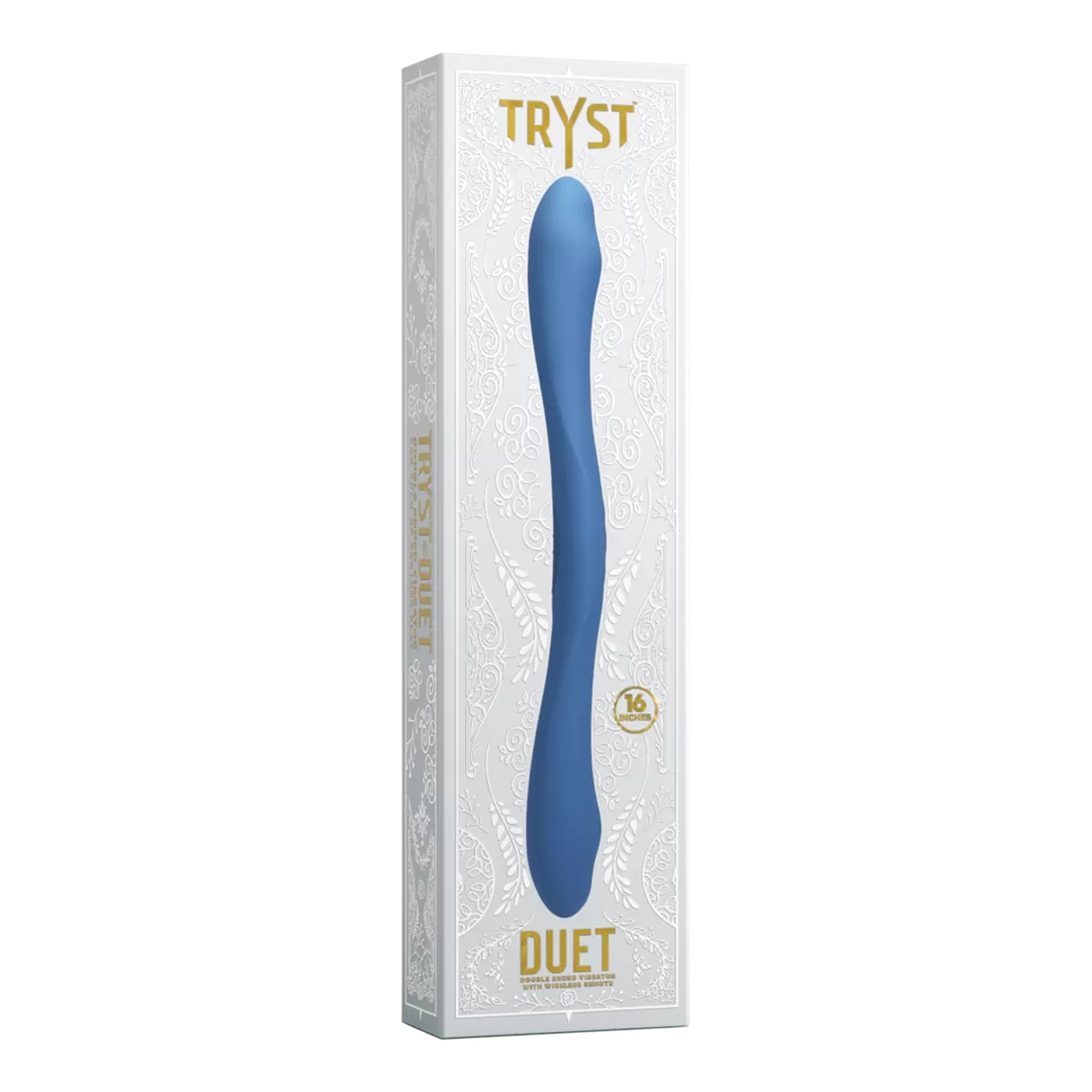 Duet - Double Ended Vibrator met Draadloze Afstandsbediening - Periwinkle