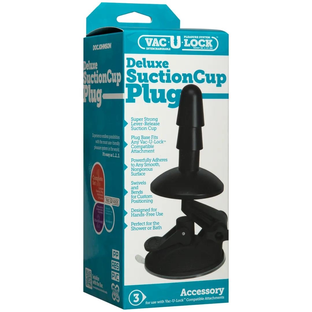 Deluxe Suction Cup Plug Accessory - 2 Stuk