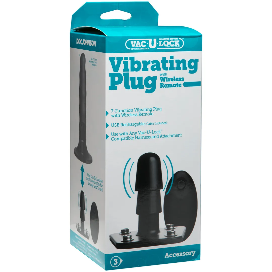 Vibrerende Plug met Draadloze Afstandsbediening