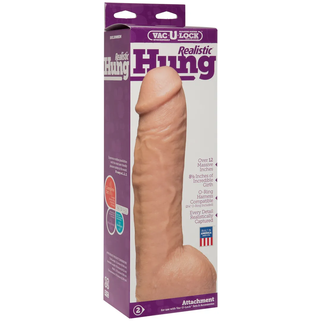 Realistic Hung - Realistic Dildo - 13 / 32 cm