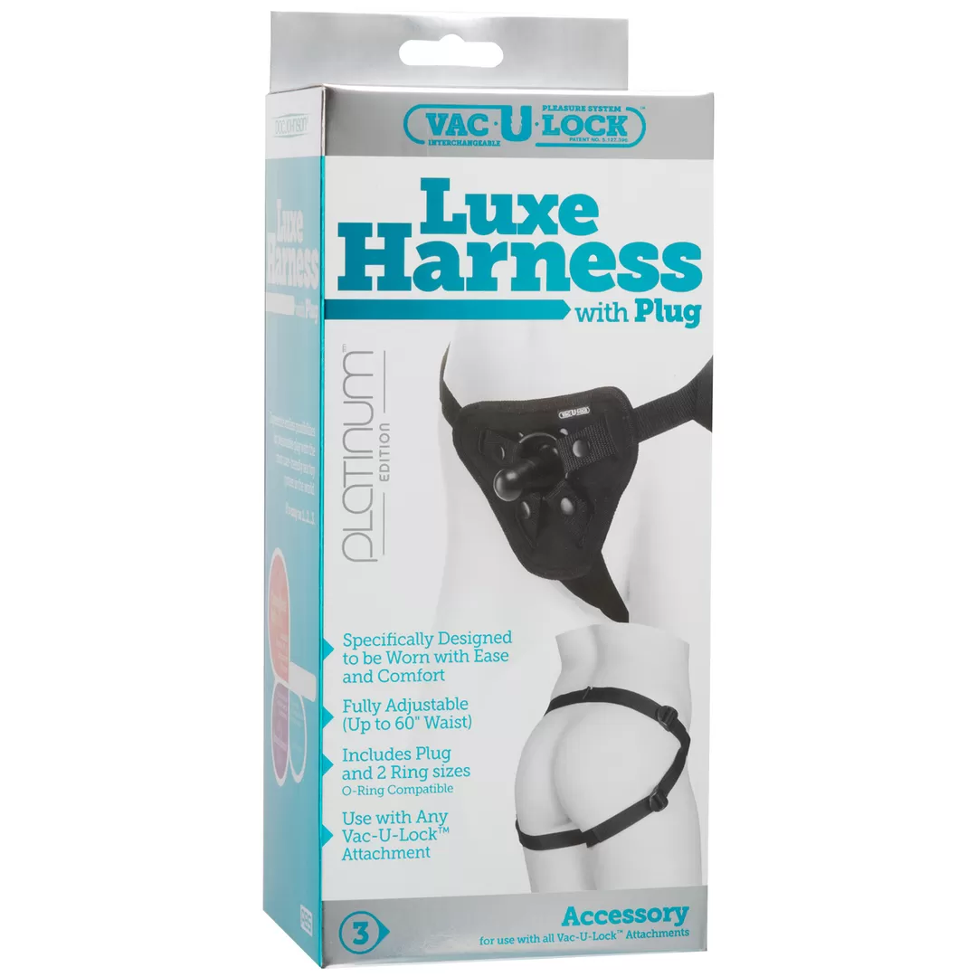 Platina Luxe Harnas met Plug