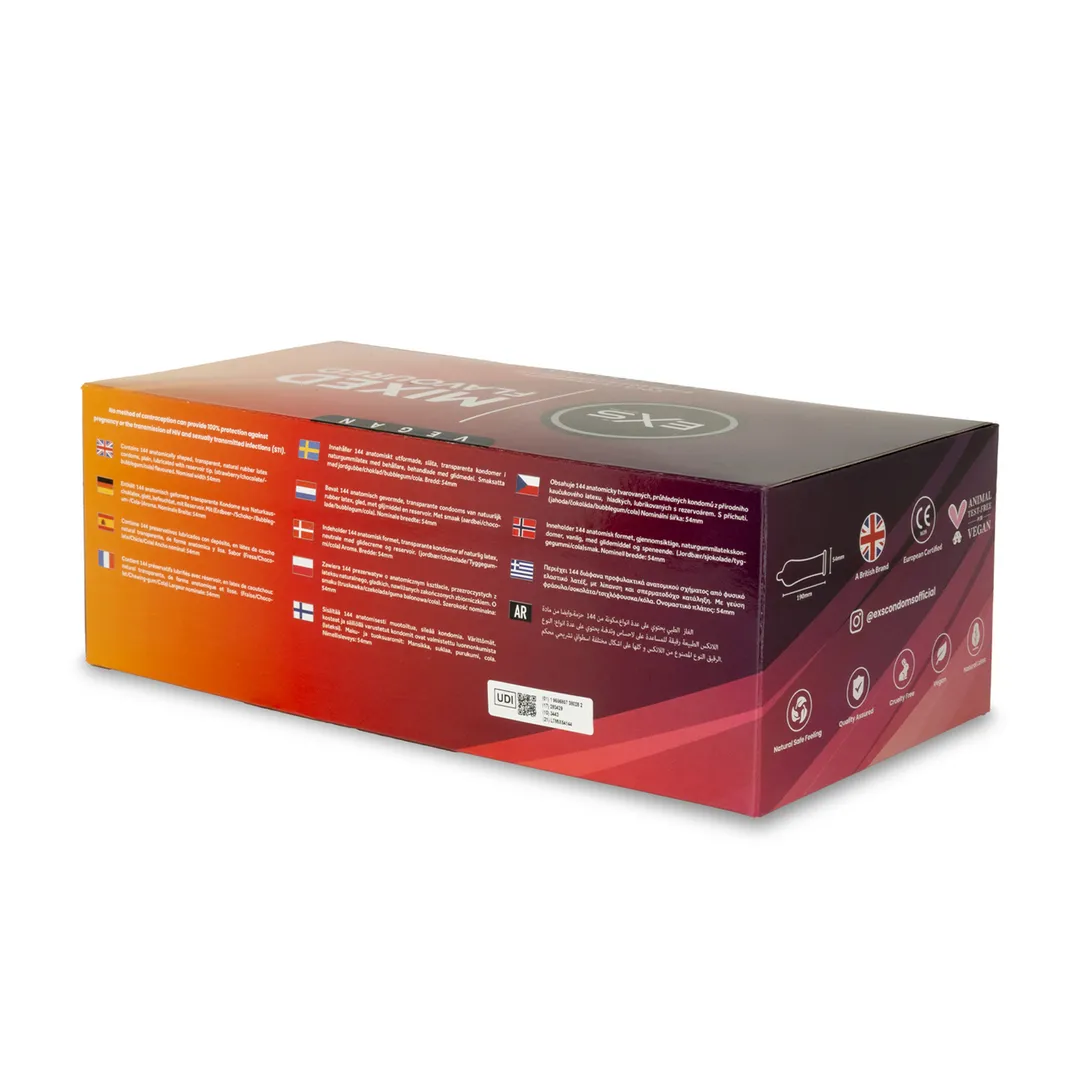 EXS Gemengde Smaken - Condoms - 144 Stuks
