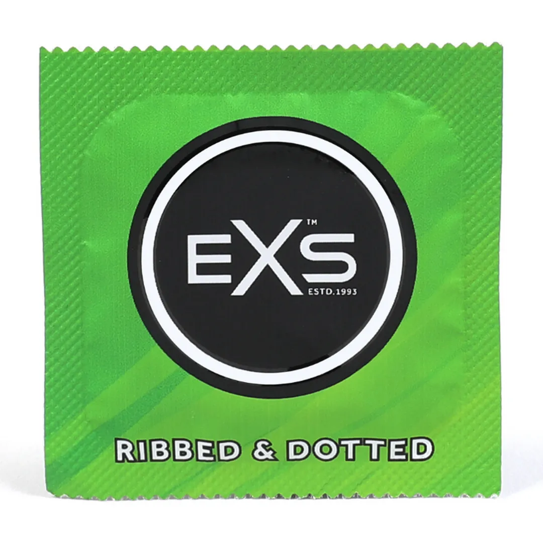 EXS 3 in 1 - Ribbed, Dotted en Flared - Condooms - 144 Stuks