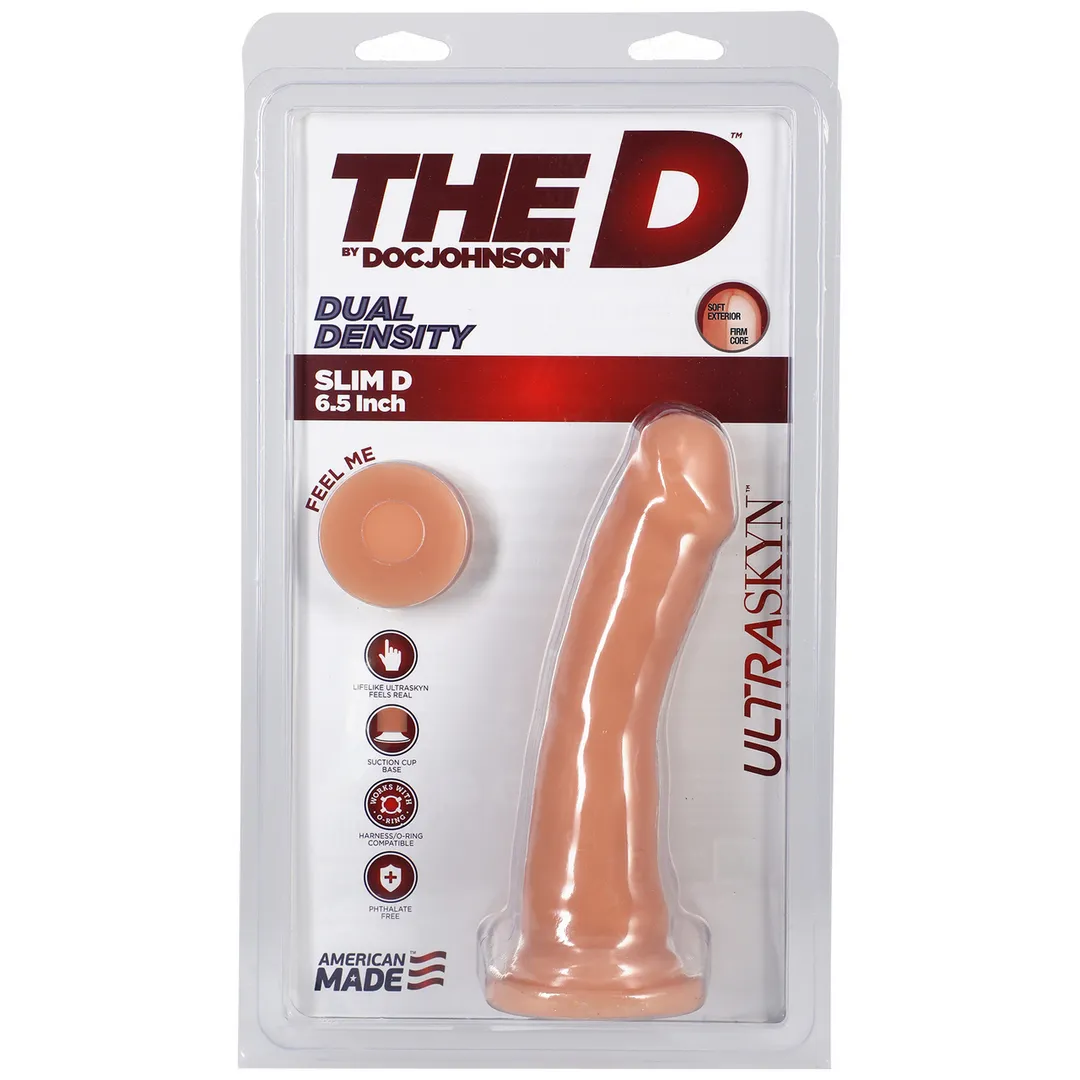 Slim D - Realistic ULTRASKYN Dildo met Ballen - 6 / 15 cm