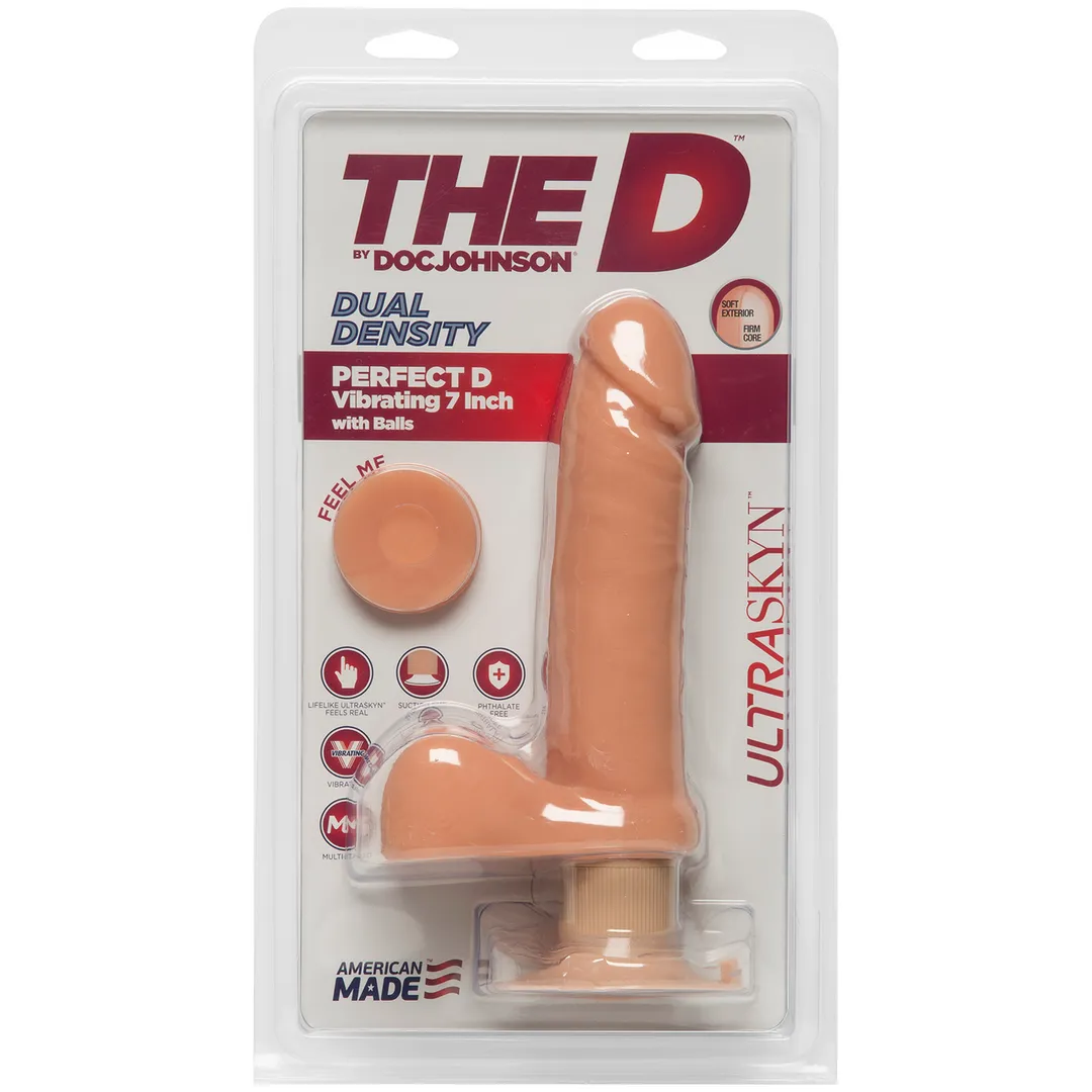 Perfect D - Realistic ULTRASKYN Dildo met Ballen - 7 / 18 cm