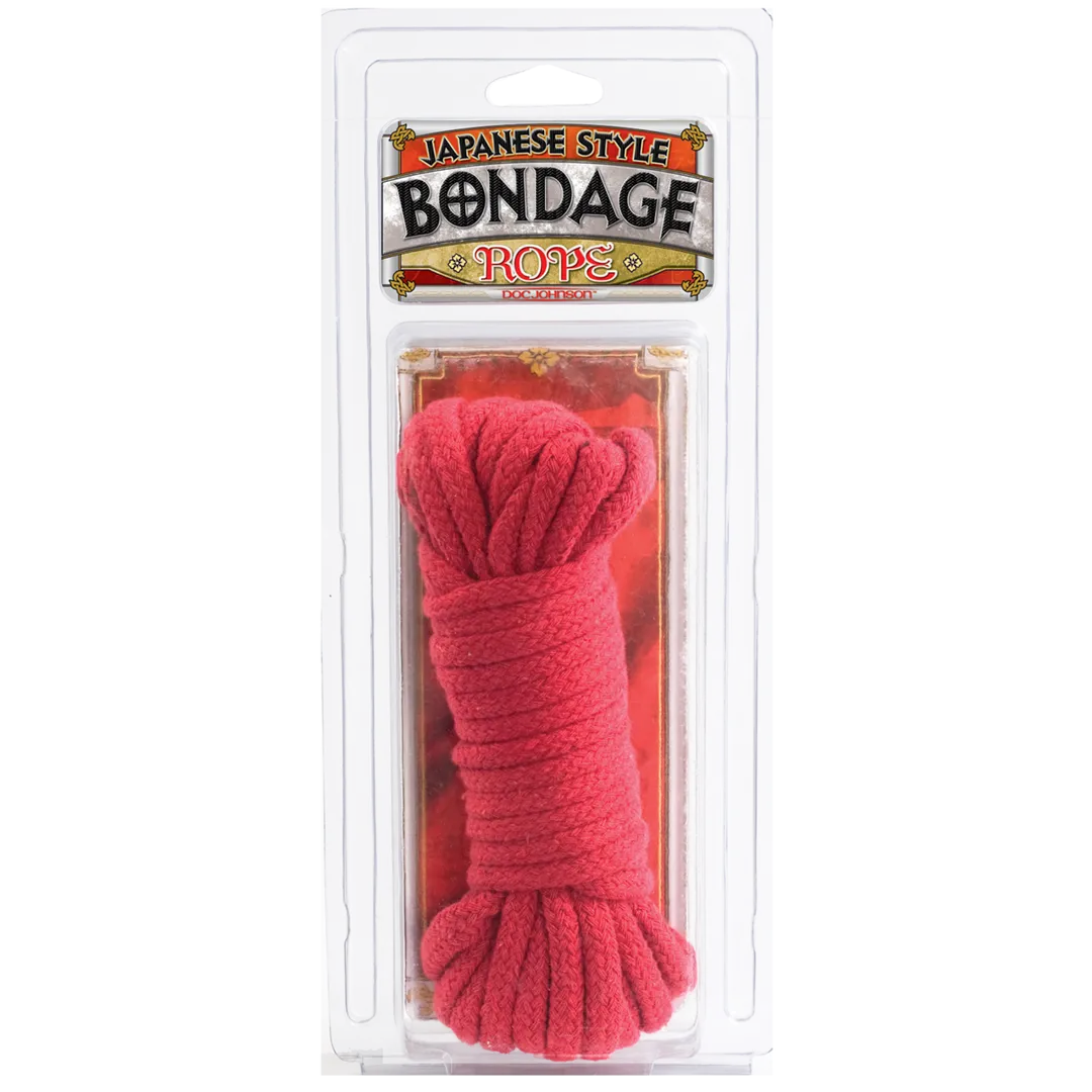 Japanse Katoenen Bondage Touw - Rood