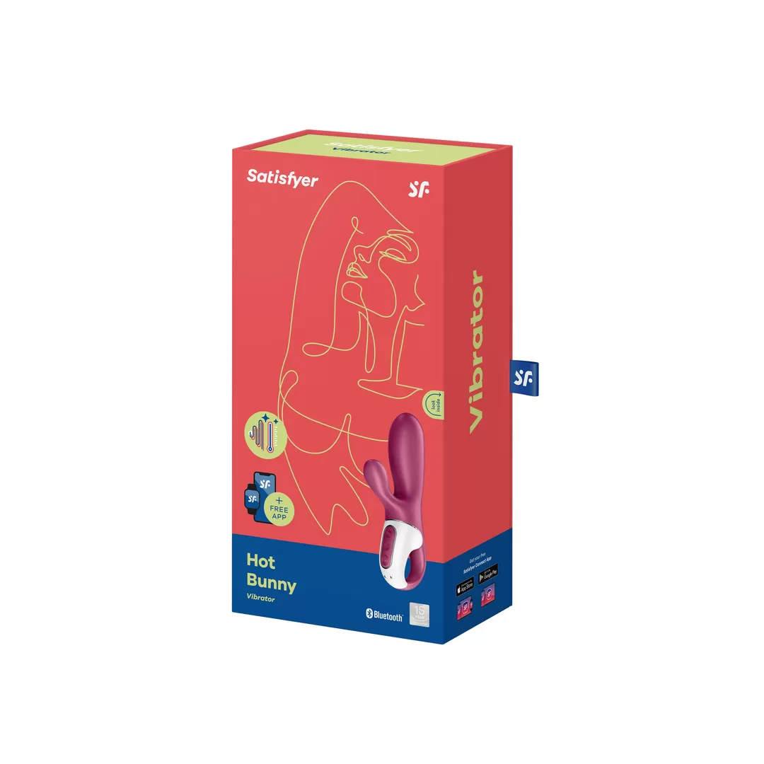 Hot Bunny - Verwarmende Konijnen Vibrator - Berry