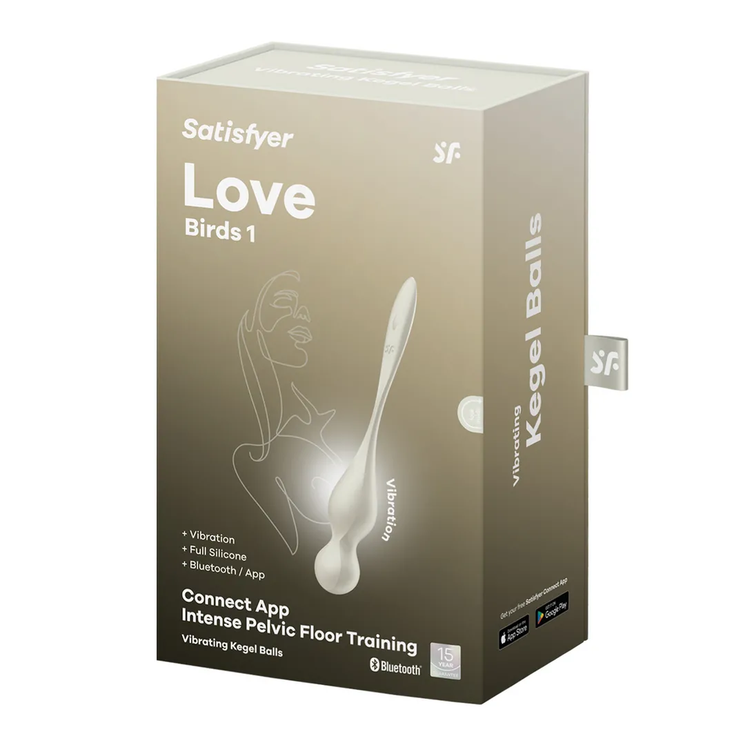 Love Birds 1 - Kegel Oefeningen en G-spot Stimulatie - Wit