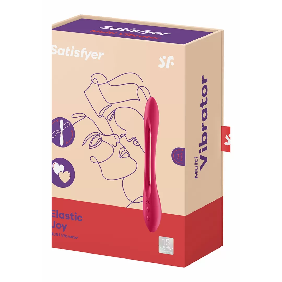 Elastic Joy - Buigbare Multifunctionele Massager - Rood