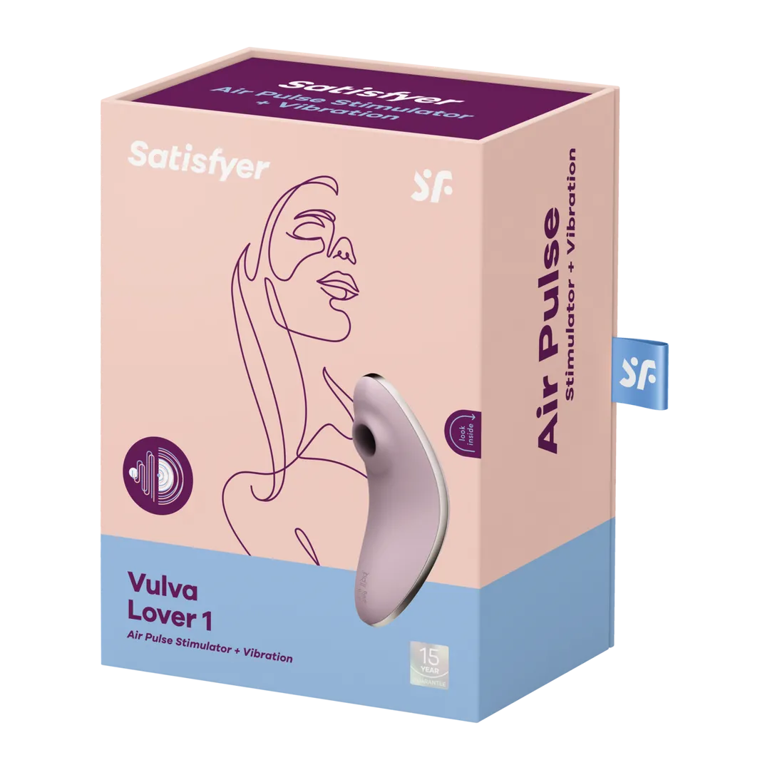 Vulva Lover 1 - Dubbele Luchtpulsvibrator - Violet