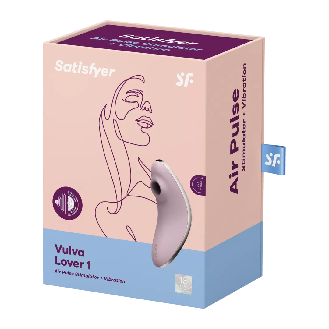 Vulva Lover 1 - Dubbele Luchtpulsvibrator - Violet