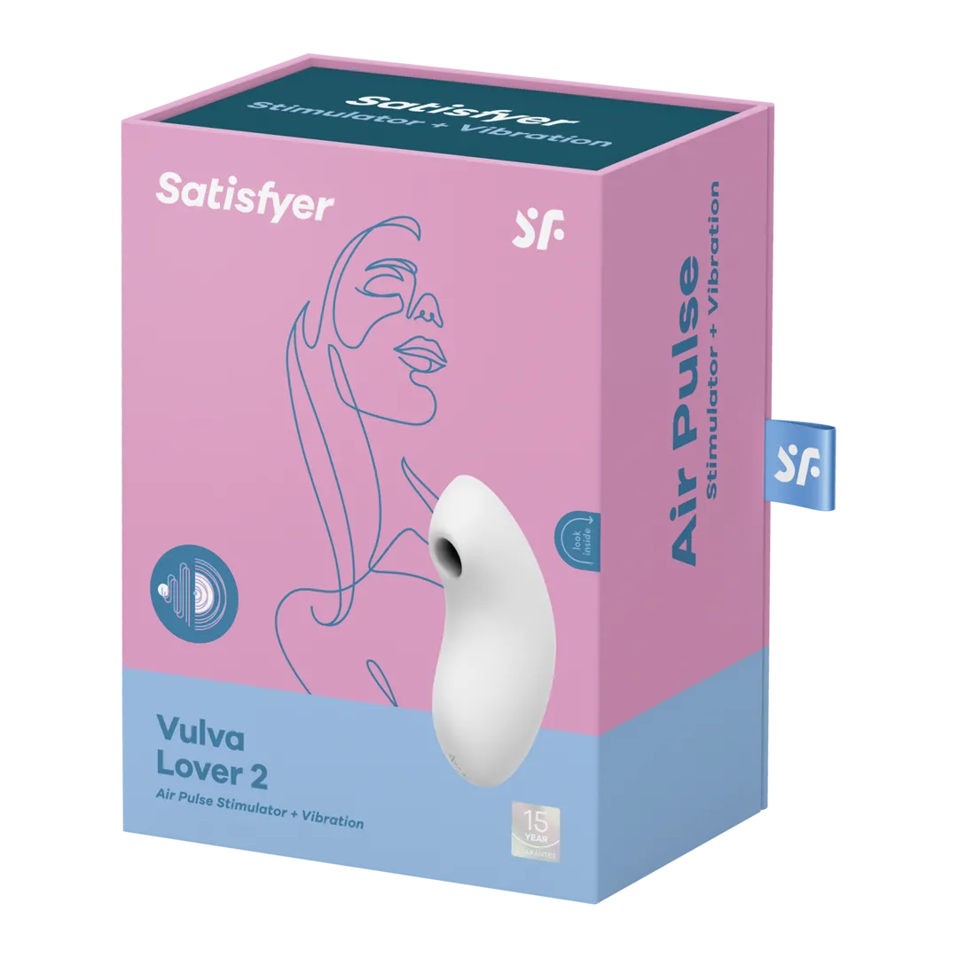 Vulva Lover 2 - Dubbele Luchtpulsvibrator - Wit
