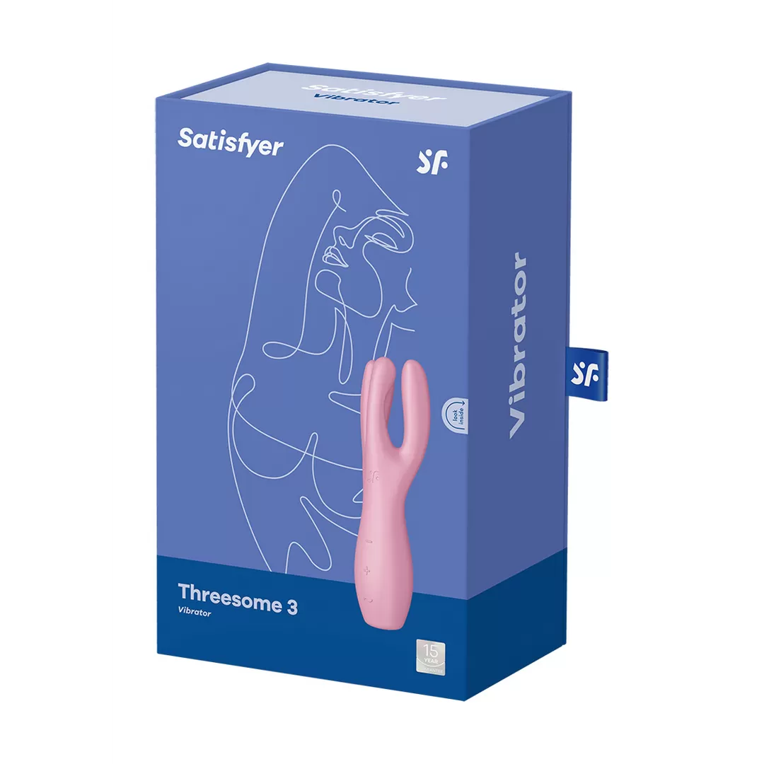 Threesome 3 - Lay-on Vibrator - Roze