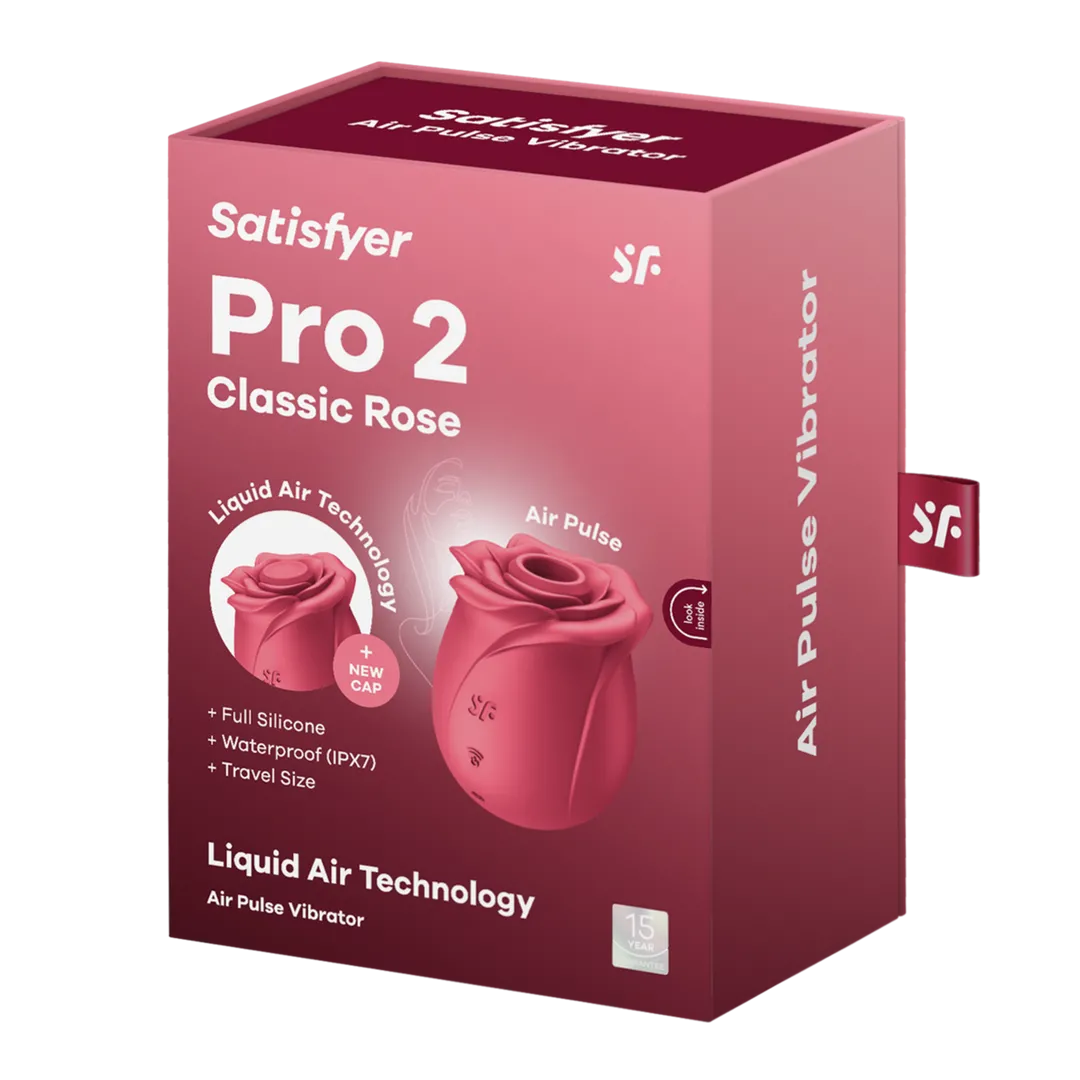 Pro 2 - Classic Rose - Air Pulse Vibrator