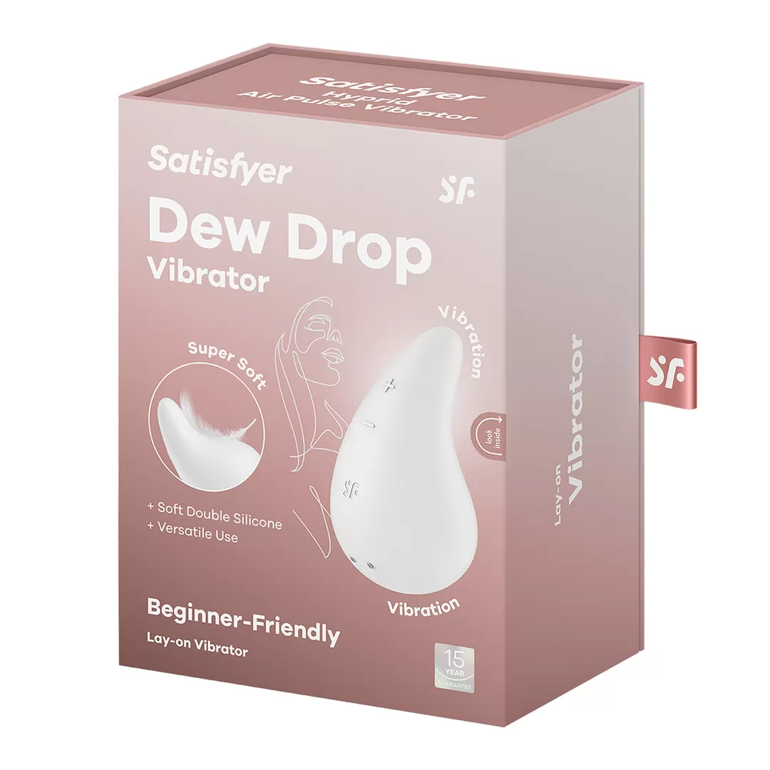 Dew Drop - Lay-on Vibrator - Wit