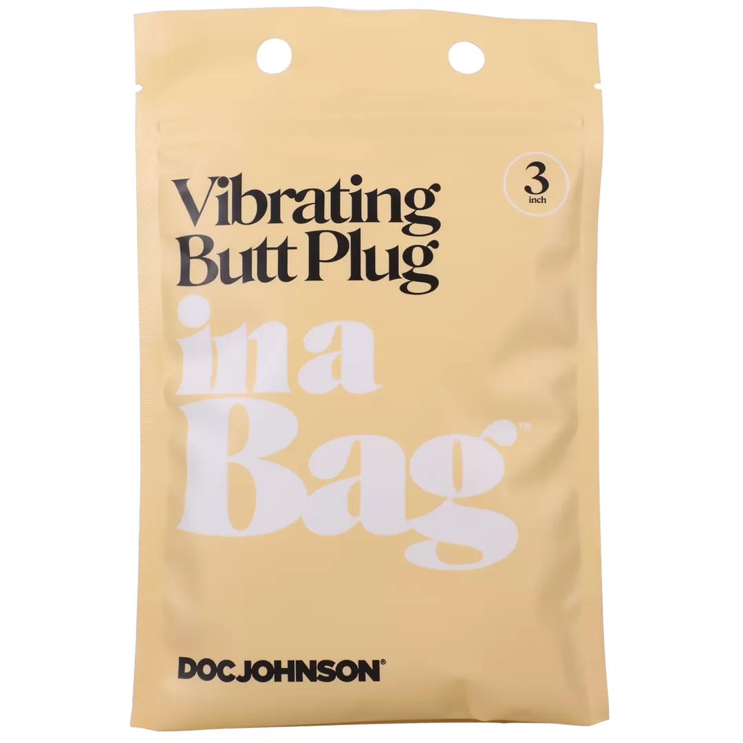 Vibrerende Butt Plug - 3 / 8 cm - Zwart