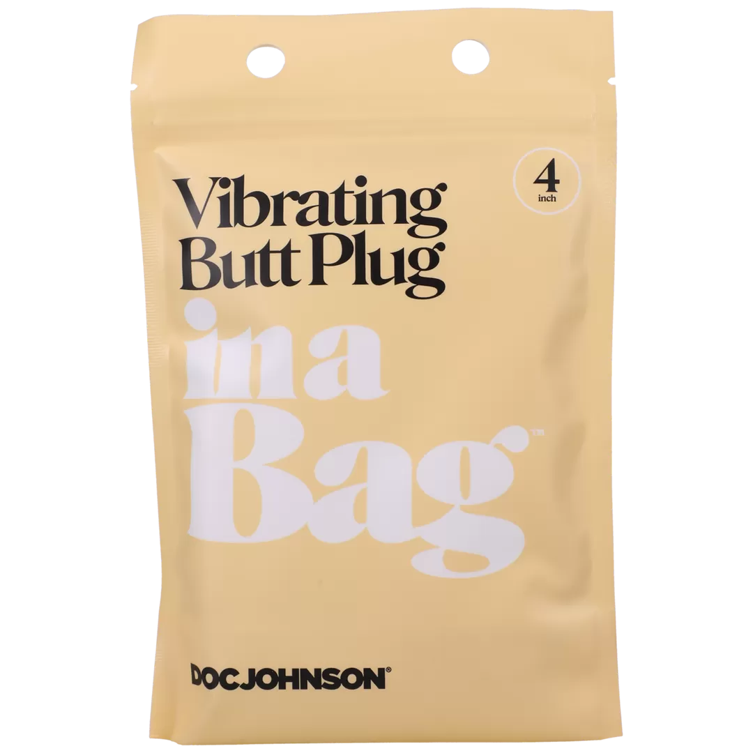 Vibrerende Butt Plug - 4 / 10 cm - Zwart