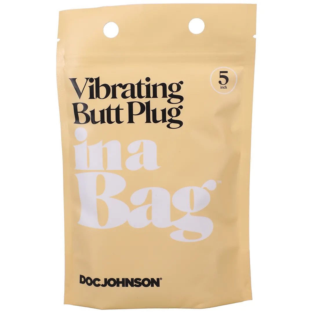 Vibrerende Butt Plug - 5 / 12 cm - Zwart