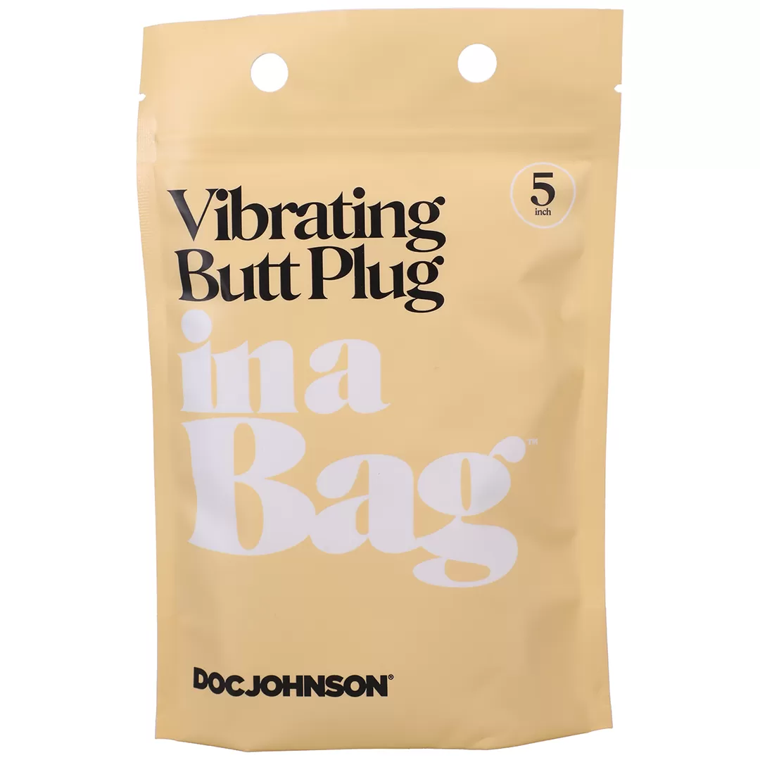 Vibrerende Butt Plug - 5 / 12 cm - Zwart