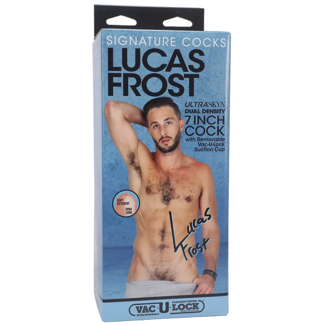 Lucas Frost - Realistische ULTRASKYN Dildo - 7 / 18 cm - Vanilla