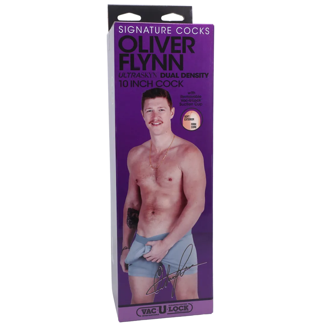 Oliver Flynn - Realistic ULTRASKYN Dildo - 10 / 25 cm - Vanilla