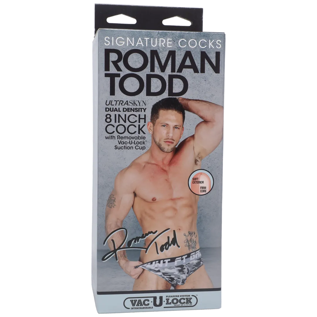 Roman Todd - Realistic ULTRASKYN Dildo - 8 / 20 cm - Vanilla