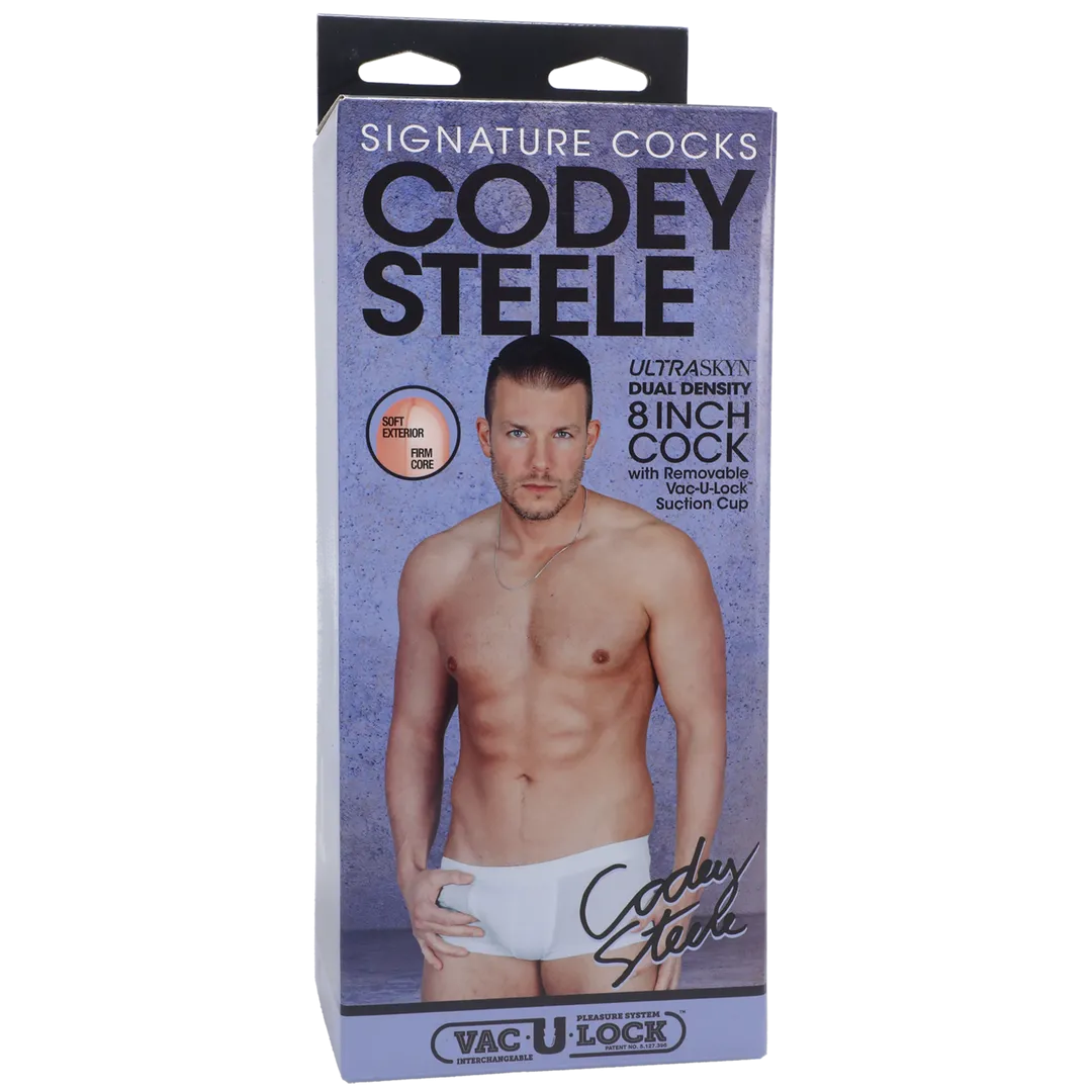 Codey Steele - Realistic ULTRASKYN Dildo - 8 / 20 cm - Vanille