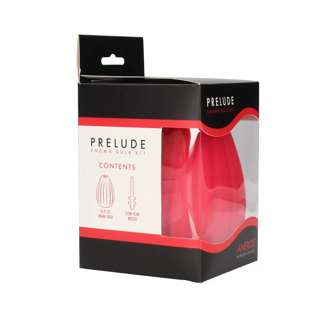 Prelude Enema Bulb Kit - Rood