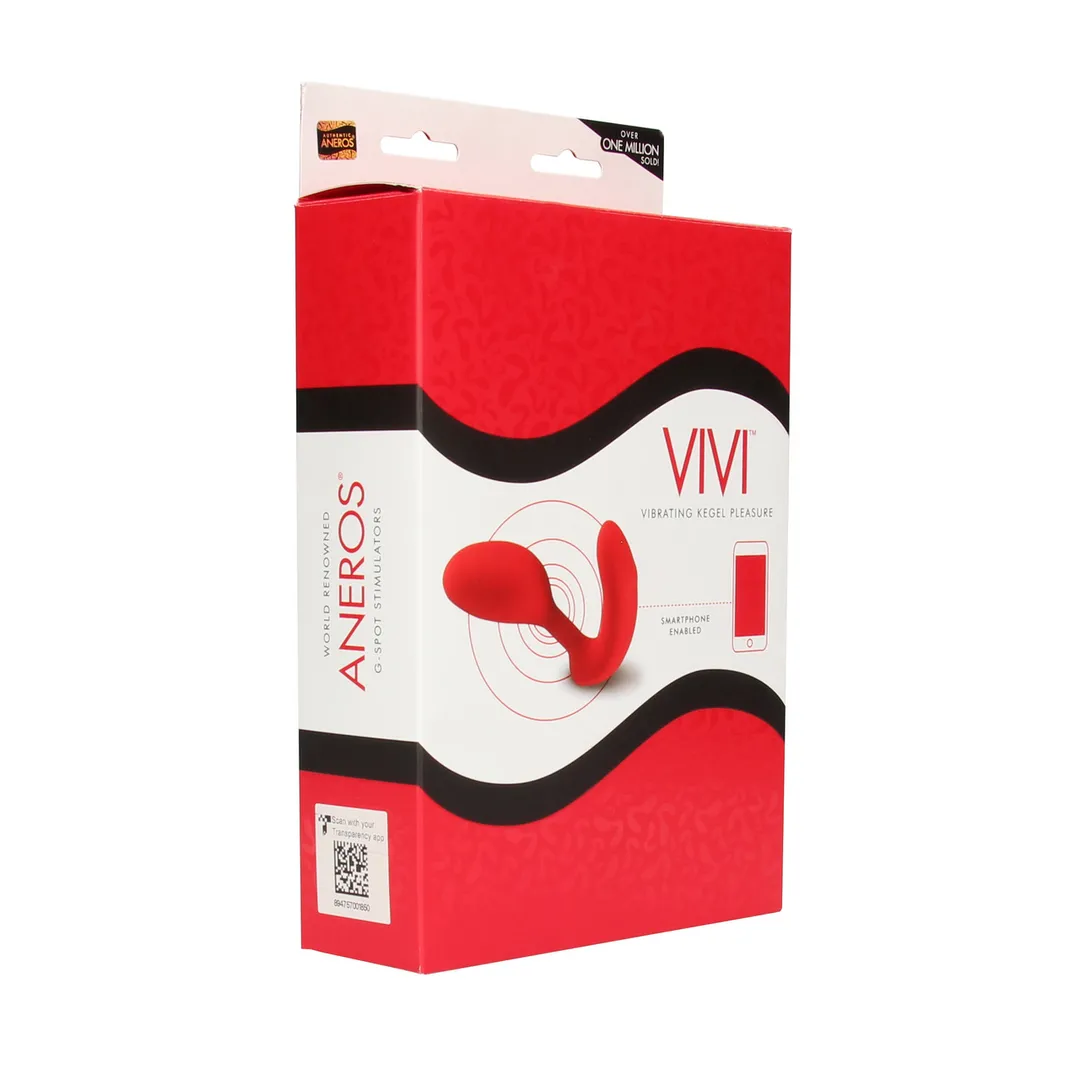 Vivi - Vibrerende Kegel Pleaser - Rood