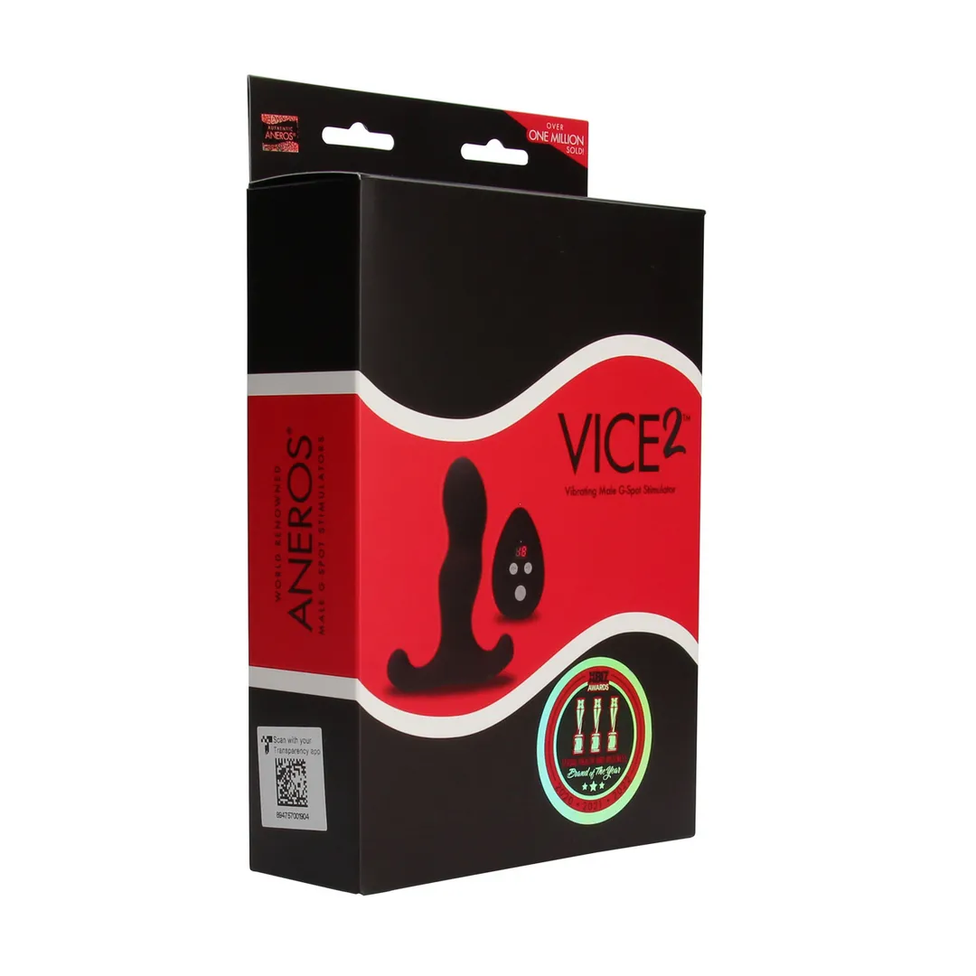 Vice 2 - Vibrerende Mannelijke G-Spot Stimulator - Zwart