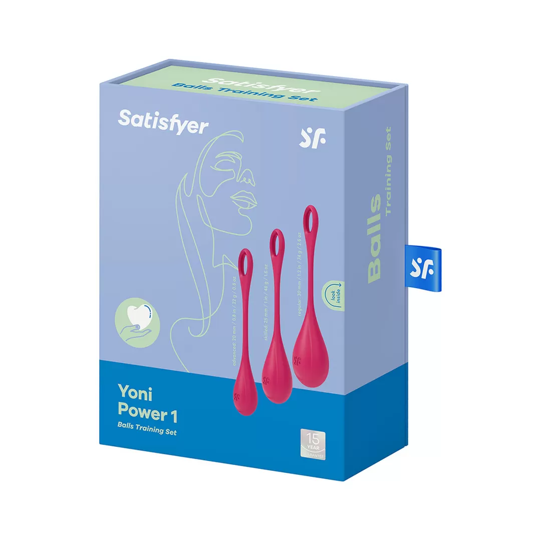 Yoni Power 1 - Kegel Ball Set - Rood