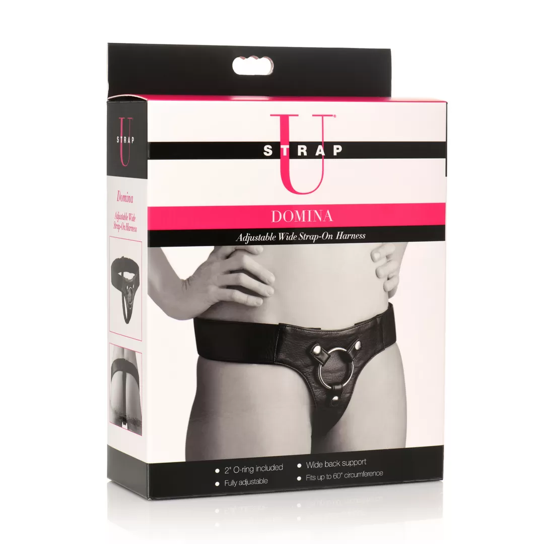 Domina - Brede Riem Strap-On Harnas