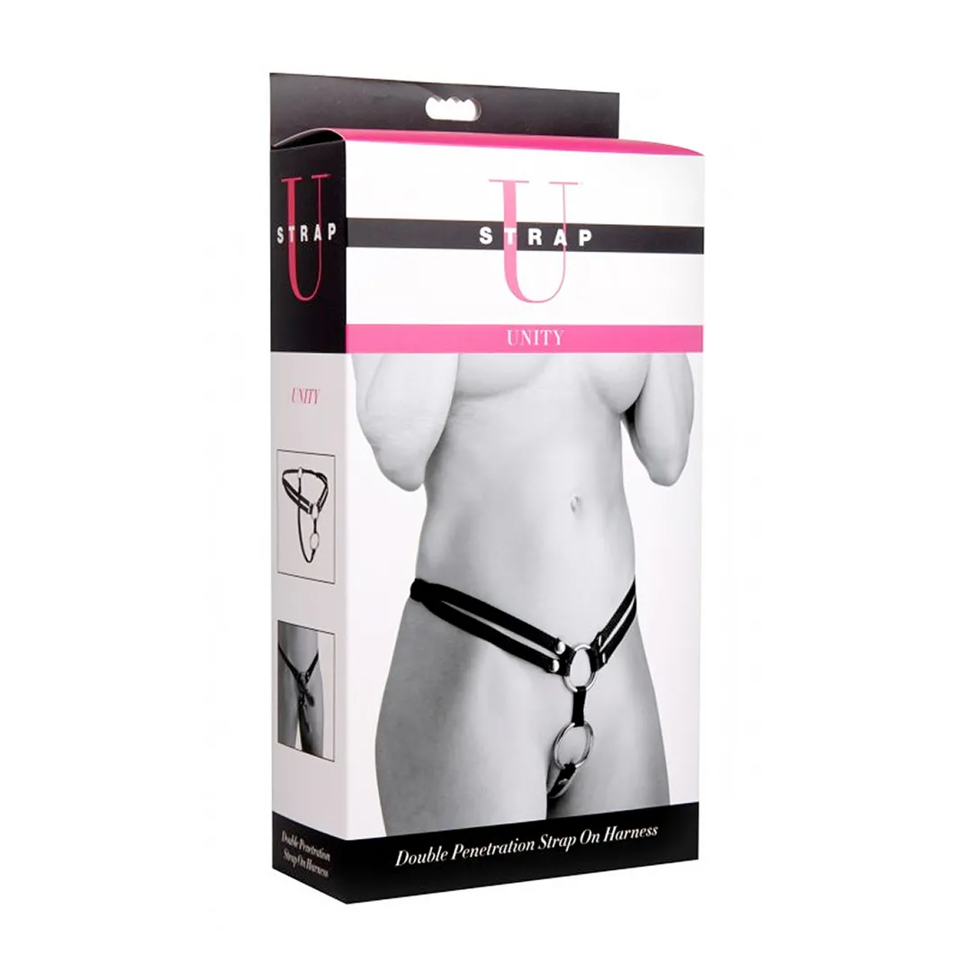 Unity - Double Penetration Strap-On Harness Unity - Dubbelpenetratie Strap-On Harnas