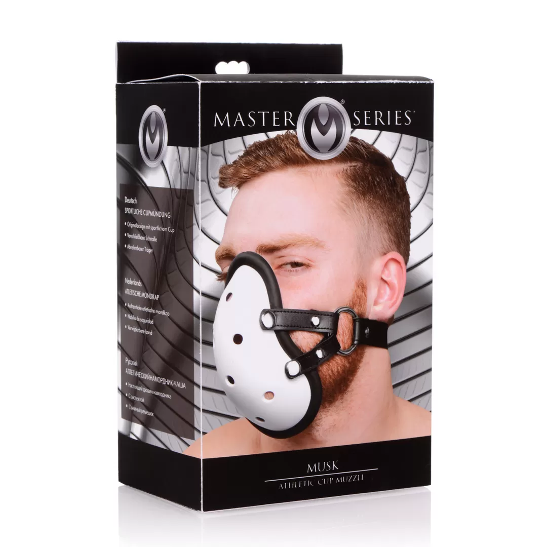 Musk Athletic Cup - Muzzle met Verwijderbare Bandjes