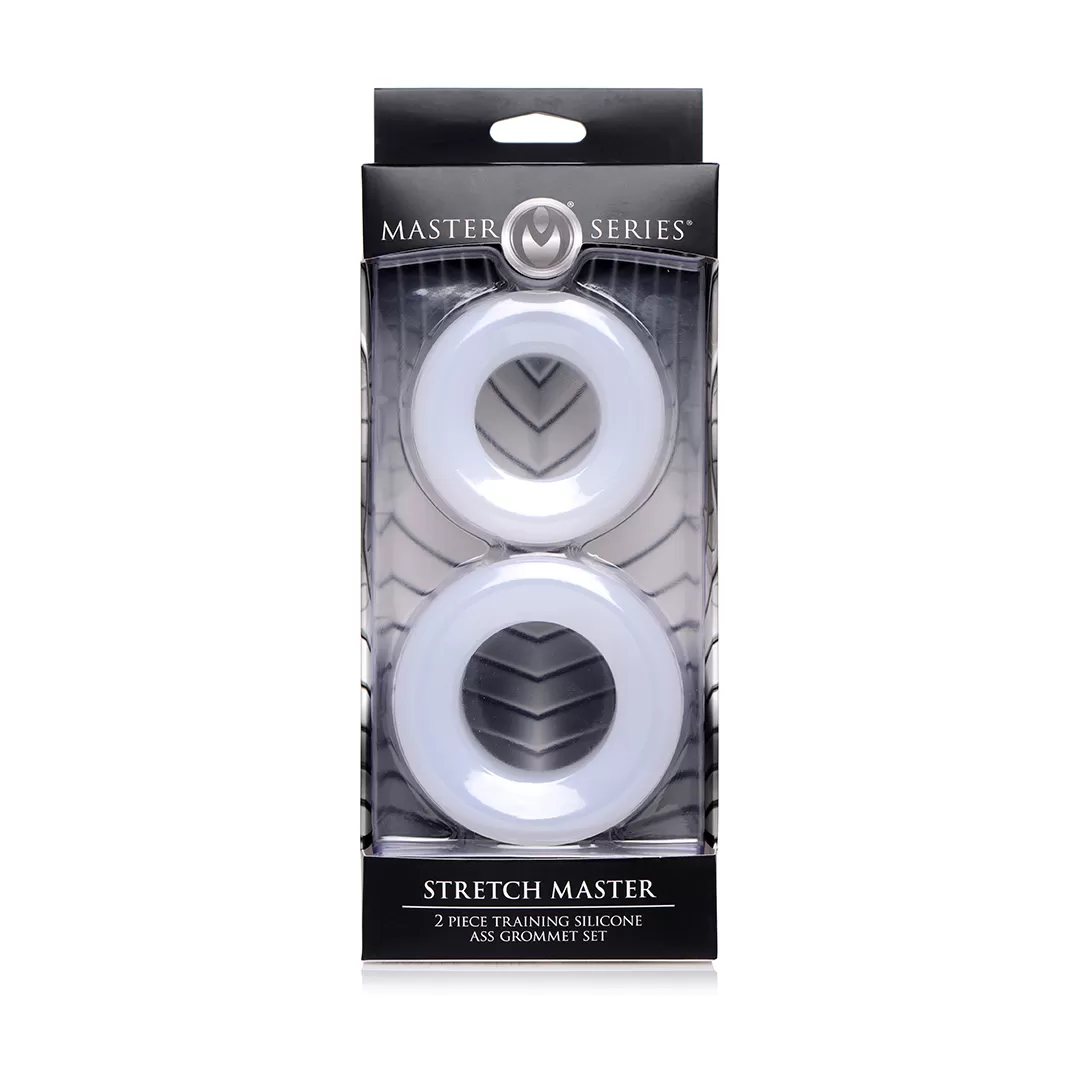 Stretch Master - 2-delige Silicone Anale Ring Set