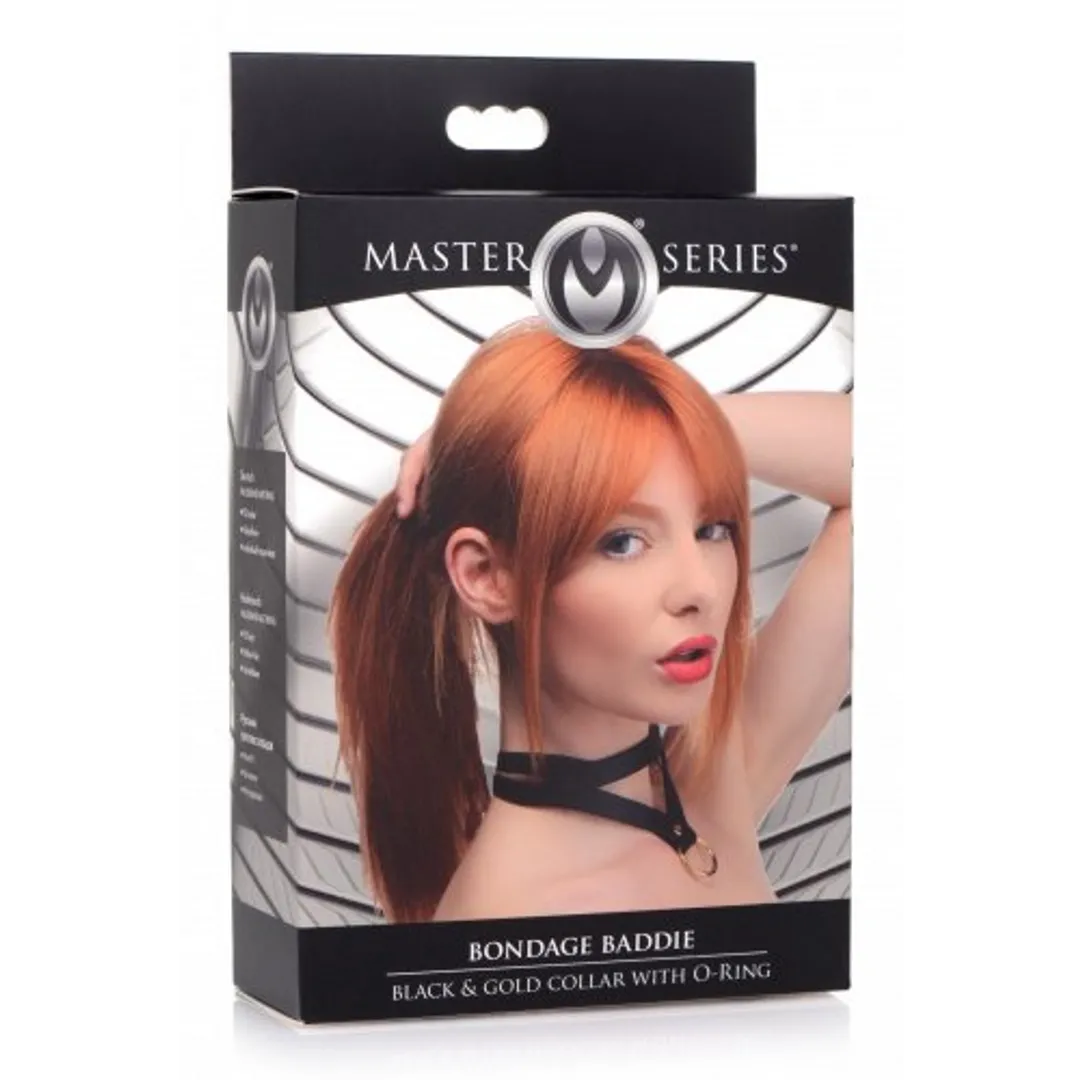 Bondage Baddie - Halsband met O-Ring