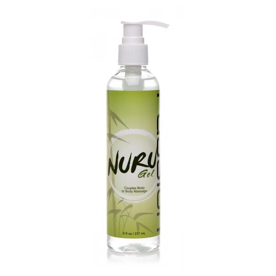 Nuru - Opblaasbaar Massagedoek en Gel Kit