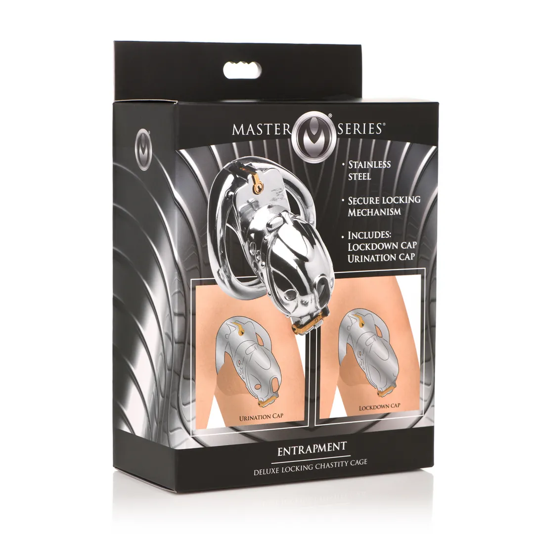 Deluxe Vergrendelbare Chastity Cage