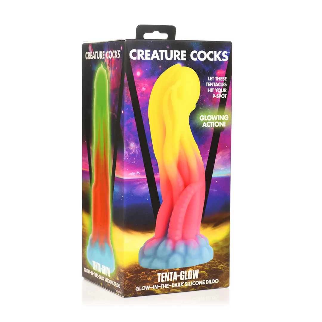 Tenta Glow - Glow-in-the-Dark Silikon Dildo